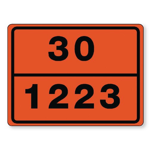 Placa ADR V11 30-1202 Gasóleo, 400x300 mm